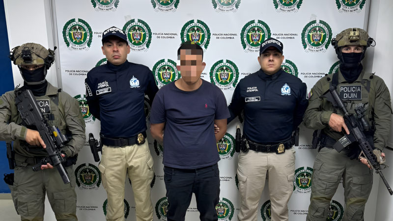Detienen en Colombia a Carlos Ramón Escobar, acusado de ser líder de banda vinculada con el Tren de Aragua